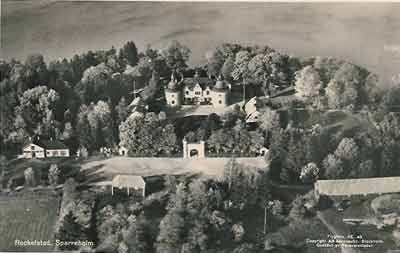 Flygbild av Rockelstad, fre 1954